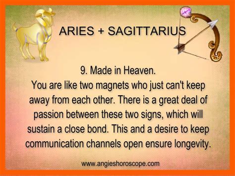 aries man and sag woman